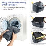 Small Dog Car Seat with Safety Leash and Pockets