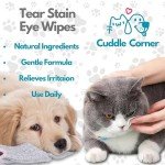 Cuddle Corner Tear Stain Eye Wipes for Pets
