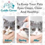 Cuddle Corner Tear Stain Eye Wipes for Pets