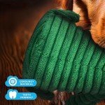 Zappi Co Green Frog Plush Dog Toy with Squeaker