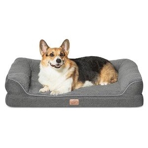 Medium Washable Orthopedic Dog Bed - Dark Grey