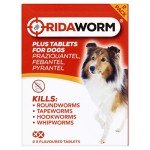 RidaWORM Dog Tablets - 2 Pack