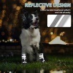 Waterproof Anti-Slip Dog Boots with Reflective Straps