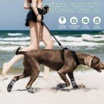 Waterproof Anti-Slip Dog Boots with Reflective Straps