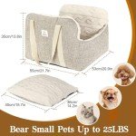 Pawaboo Booster Car Seat for Small Dogs