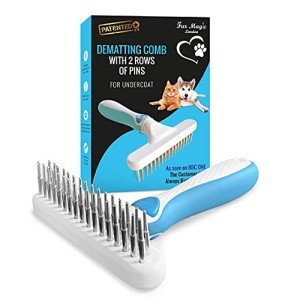 Fur Magic Dog Dematting Comb and Undercoat Brush