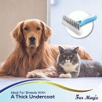 Fur Magic Dog Dematting Comb and Undercoat Brush