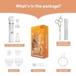 Quiet Dog Grooming Clippers Kit with Accessories