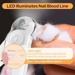 LED Dog Nail Clippers with Safety Guard & File
