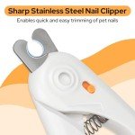 LED Dog Nail Clippers with Safety Guard & File
