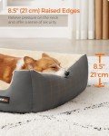 Soft Grey Washable Dog Bed for Medium/Large Dogs