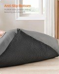 Soft Grey Washable Dog Bed for Medium/Large Dogs