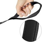 Black Padded Dog Lead with Comfortable Handle - 1m