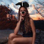 5-Piece Black Dog Costume Set for Halloween