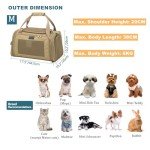 Lightweight Airline-Approved Pet Travel Carrier for Dogs