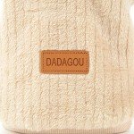 Cozy Ribbed Fleece Sweatshirt for Small Pets