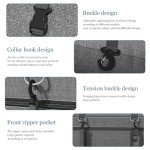 Wyewye Foldable Dog Car Seat with Seat Belt