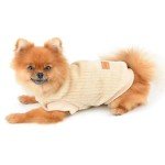 Cozy Ribbed Fleece Sweatshirt for Small Pets