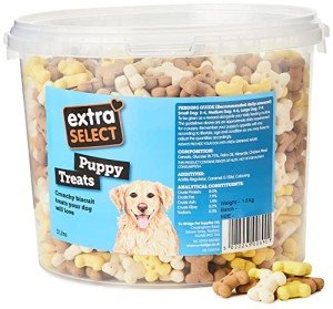 Extra Select Puppy Treats - 3L Bucket of Biscuits