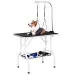 Yaheetech Adjustable 36'' Dog Grooming Table