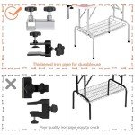 46" Adjustable Dog Grooming Table with Storage