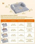FluffyHug Dog Sofa Bed for Small to Medium Dogs