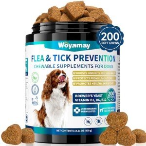 Natural Flea and Tick Soft Chews for Dogs