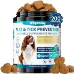 Natural Flea and Tick Soft Chews for Dogs