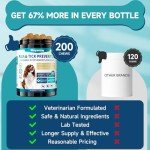 Natural Flea and Tick Soft Chews for Dogs