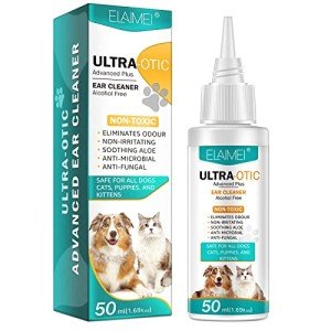 Natural Ear Cleaner for Dogs & Cats - Fast Relief
