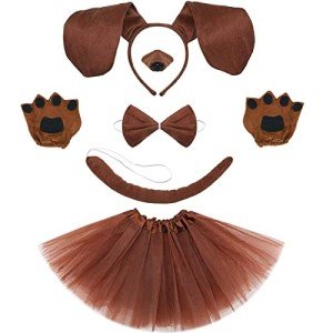Puppy Costume Set with Ears, Bowtie, and More