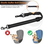 Eyein 2-in-1 Adjustable Dog Car Seat Belt
