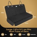 Waterproof Nonslip Dog Car Seat Cover 137×121cm