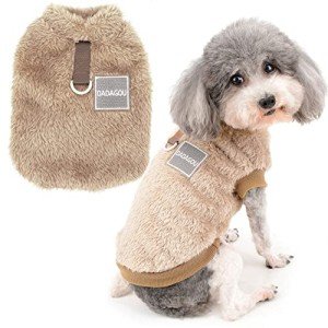 Zunea Cozy Fleece Dog Sweater for Small Pets