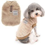 Zunea Cozy Fleece Dog Sweater for Small Pets