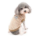 Zunea Cozy Fleece Dog Sweater for Small Pets