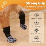 Anti-Slip Dog Socks for Senior Dogs - 2 Pairs