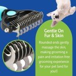 DakPets Double-Sided Grooming Brush for Dogs & Cats