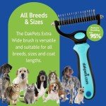 DakPets Double-Sided Grooming Brush for Dogs & Cats