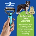 DakPets Double-Sided Grooming Brush for Dogs & Cats