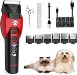 Rechargeable Low Noise Pet Grooming Clippers Set