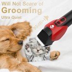 Rechargeable Low Noise Pet Grooming Clippers Set