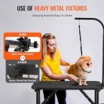 VEVOR Foldable Pet Grooming Table with Clamp