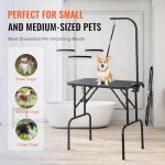 VEVOR Foldable Pet Grooming Table with Clamp