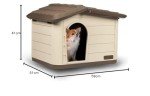 Rosewood Brown Outdoor Pet House and Shelter