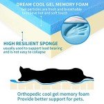 Comfortable Large Memory Foam Dog Bed - Grey