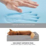 Large Orthopedic Dog Bed with Memory Foam Bolster