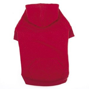 Red Basic Hoodie for Large Dogs, 20