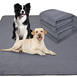 2-Pack Washable Dog Pee Pads - Non-Slip 100x70cm