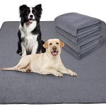 2-Pack Washable Dog Pee Pads - Non-Slip 100x70cm